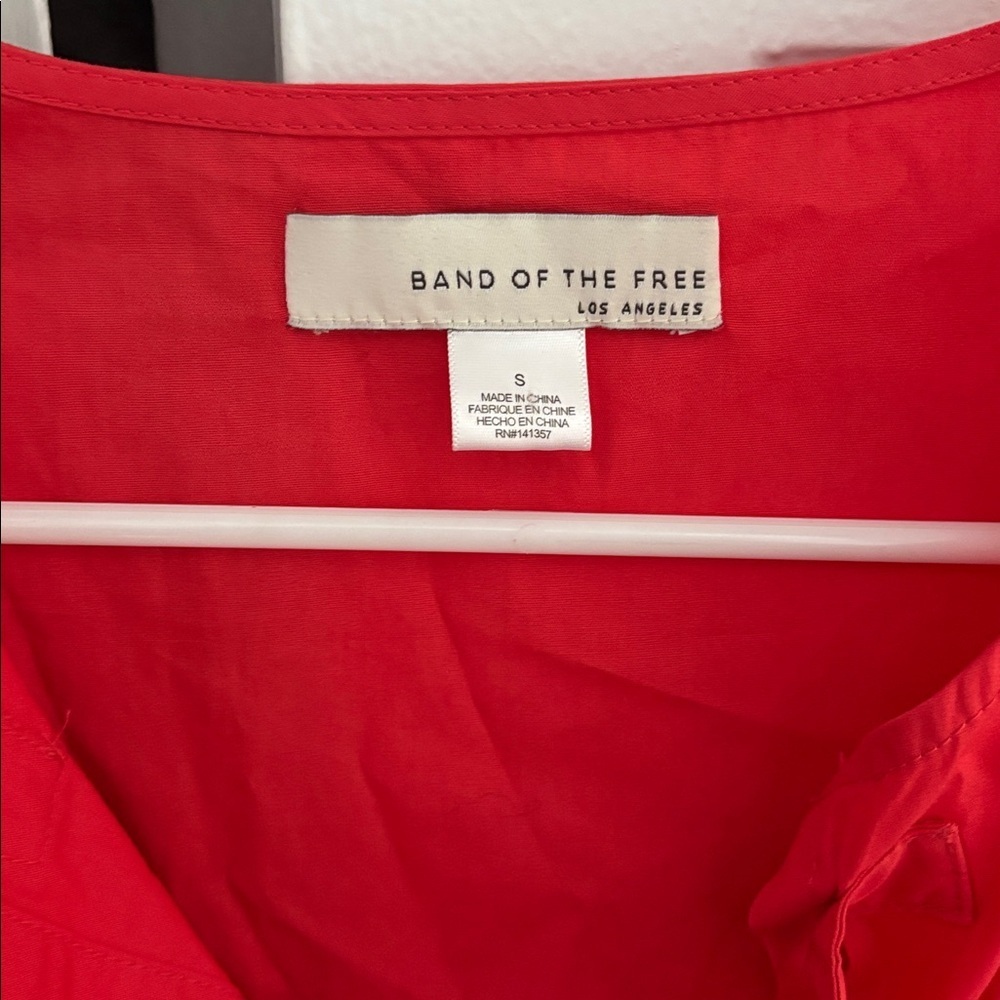 Red Mini Dress - Picture 2 of 4